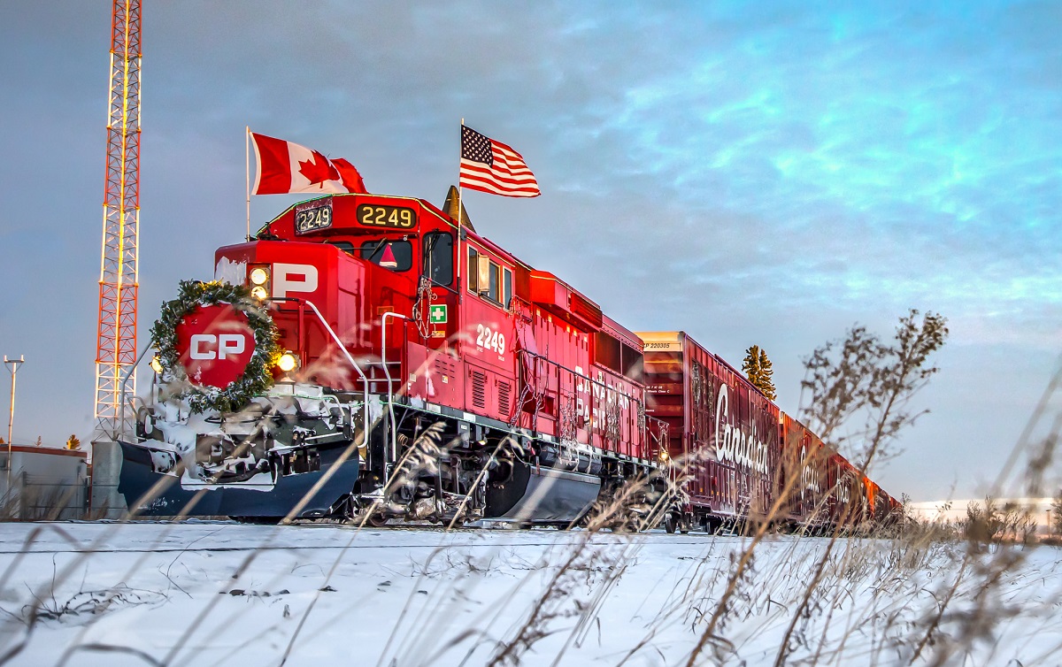 Рождественский поезд Canadian Pacific совершил свой 21й ежегодный тур