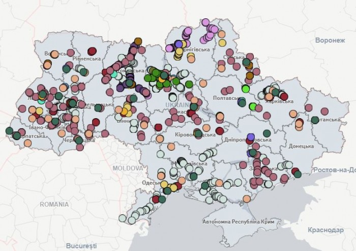 Карта контроля украины