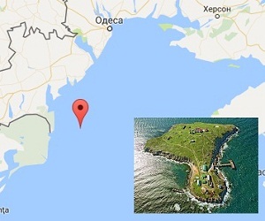 Остров змеиный в черном море на карте. Крым остров змеиный на карте