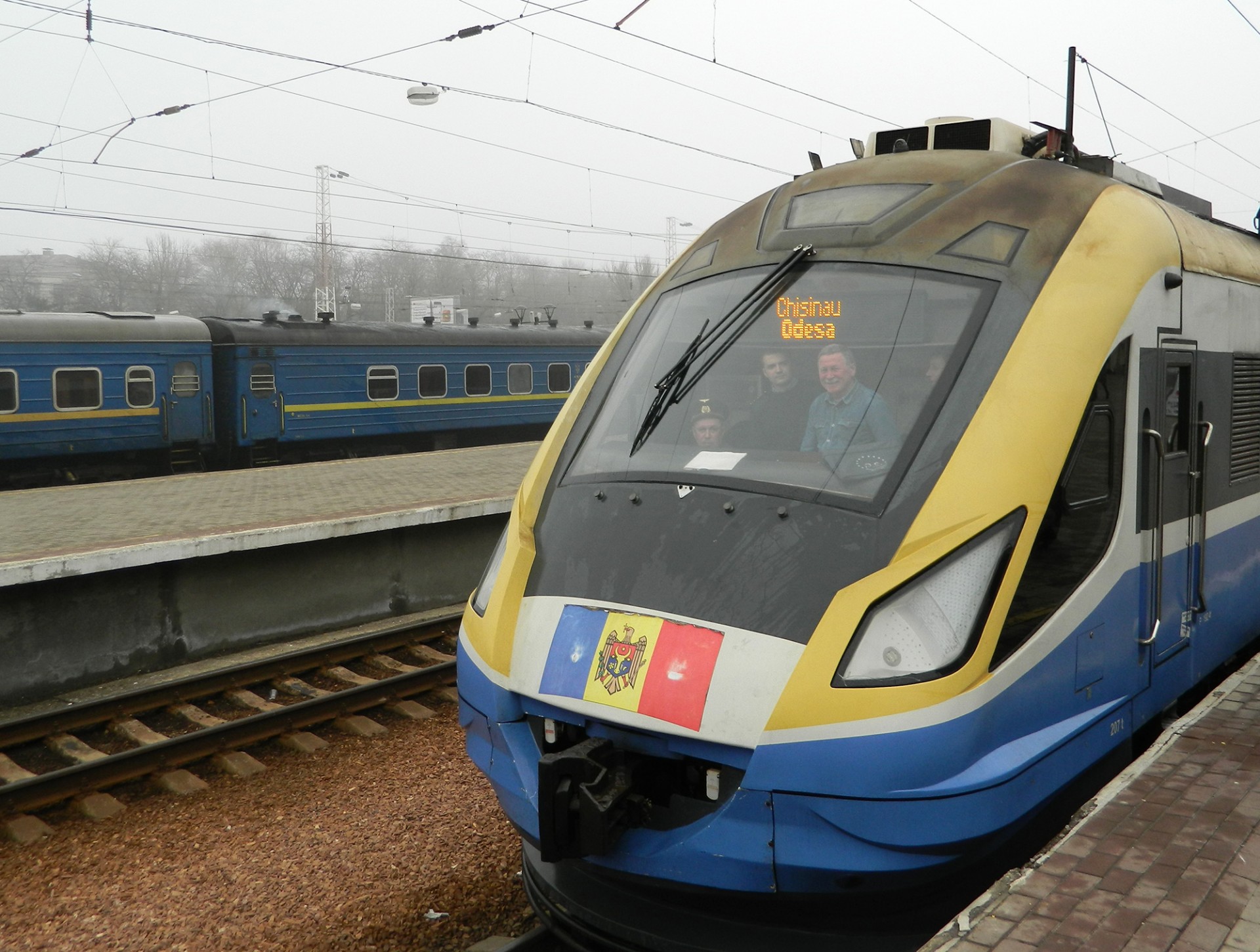 Новый поезд сообщением Кишинев-Одесса, сформированный ГП 
