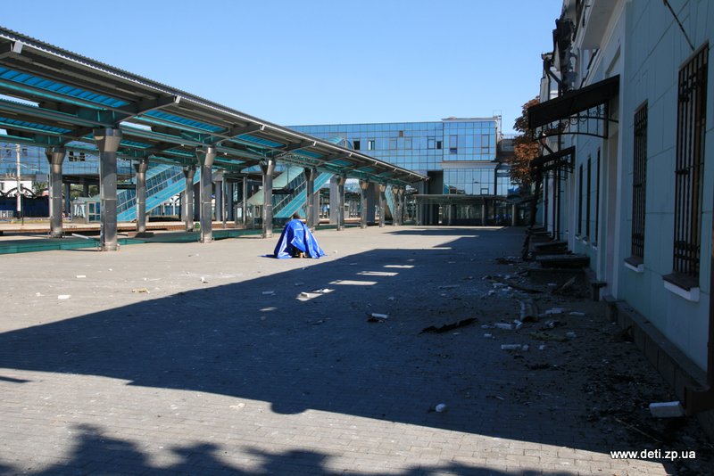 Железнодорожный вокзал в Донецке